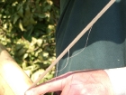 Pull at an angle to rejoin separating strands